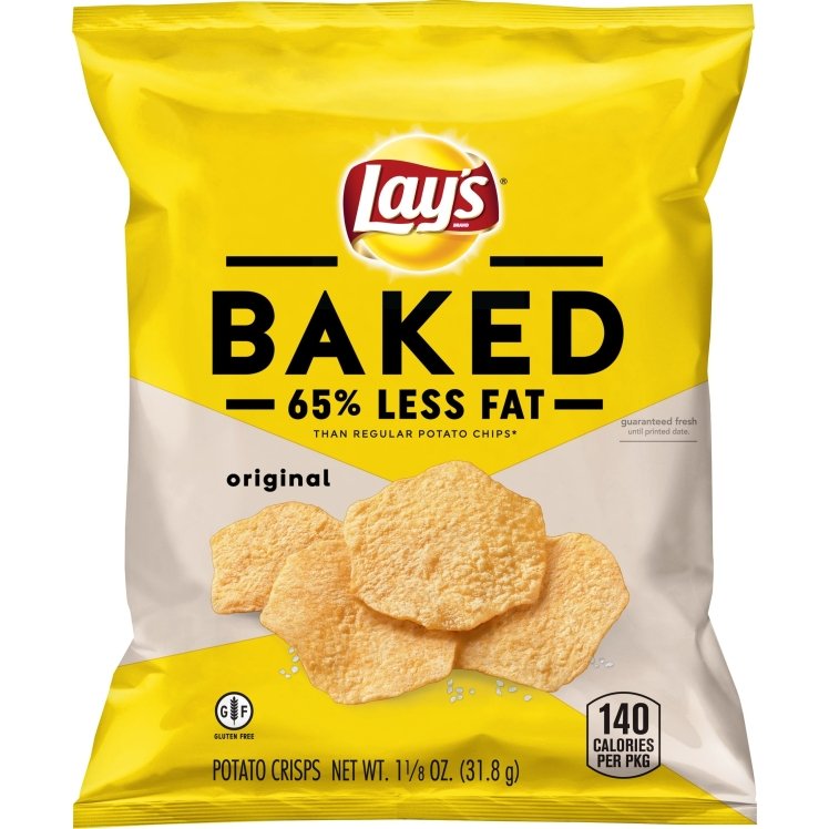 FRITO LAY BAKED POTATO CHIPS LAYS CLASSIC
