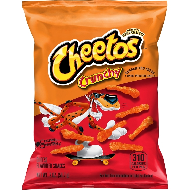 CHEETOS FRITO LAY POTATO CHIPS CHEETOS CRUNCHY