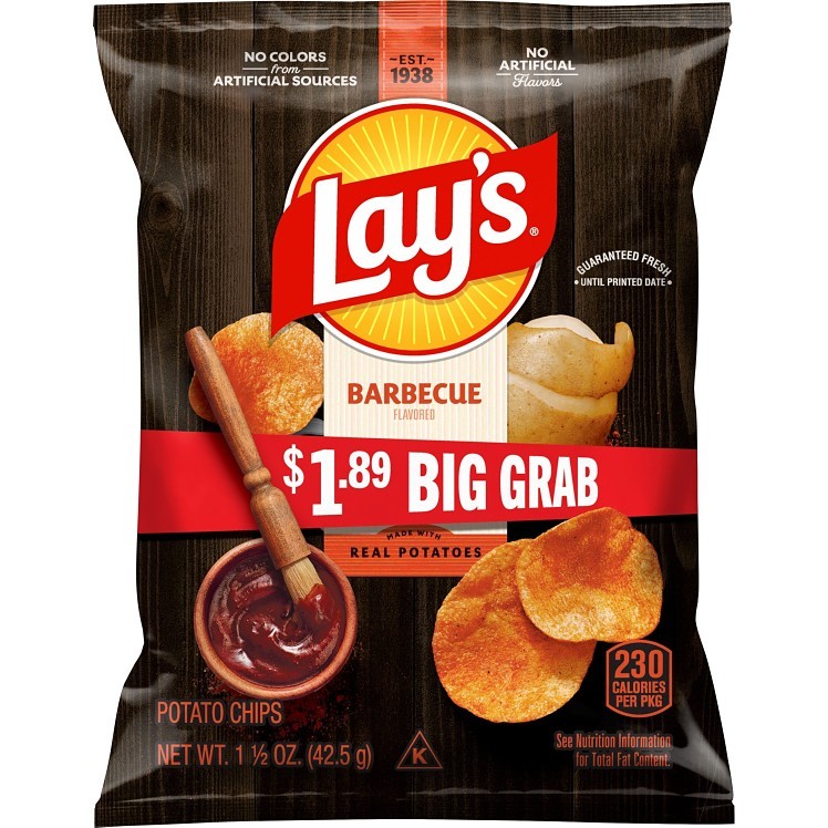 LAYS BBQ POTATO CHIPS