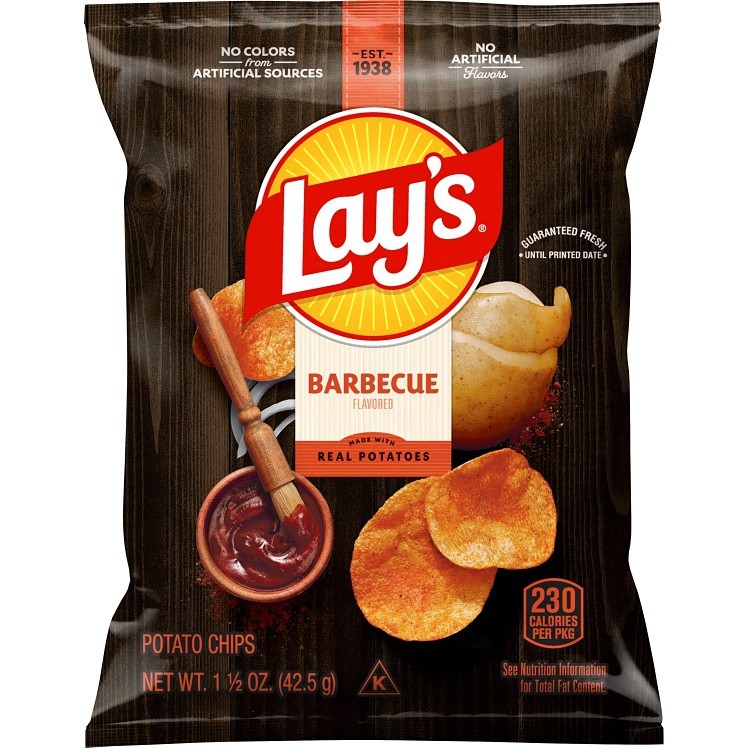 LAYS BBQ POTATO CHIPS