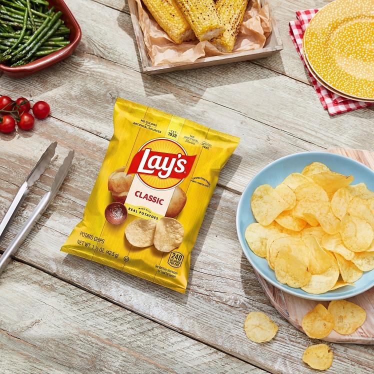 LAY'S FRITO LAY POTATO CHIPS CLASSIC