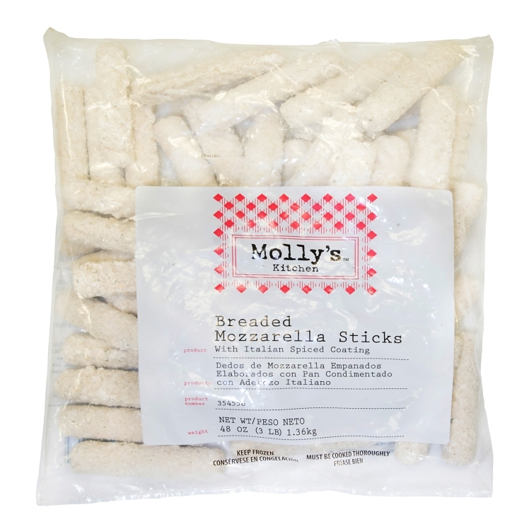 MOLLY'S KITCHEN MOZZARELLA CHEESE BREADED ITALIAN APPETIZER