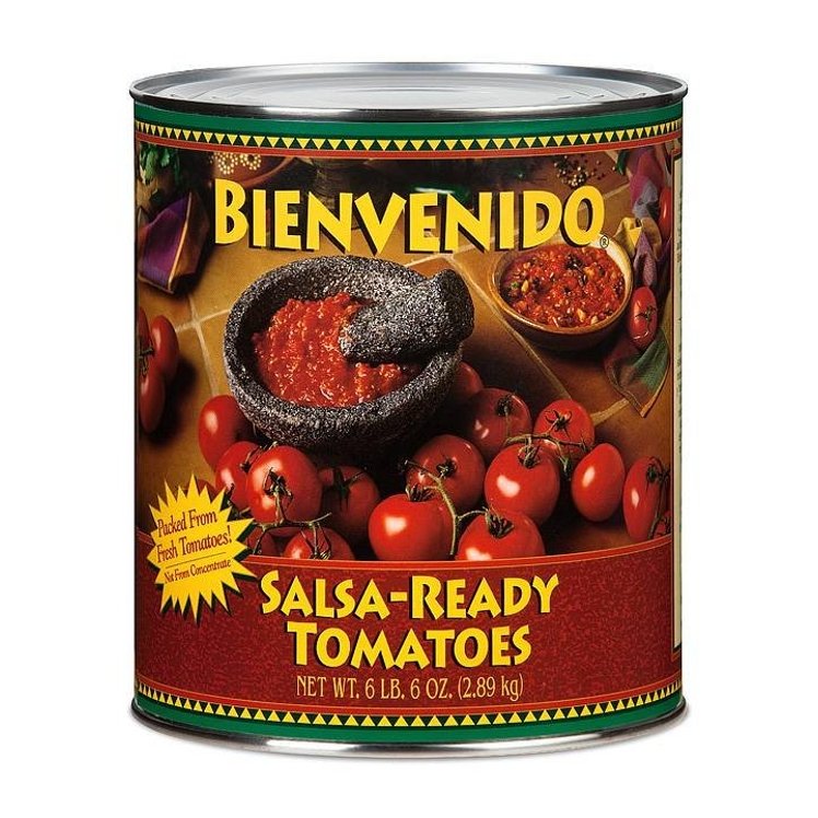 BIENVENIDO TOMATO, CHOPPED IN JUICE PEELED CANNED