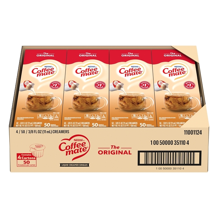 COFFE-MATE ORIGINAL LIQUID NON-DAIRY COFFEE CREAMER SINGLE SERVE CUPS