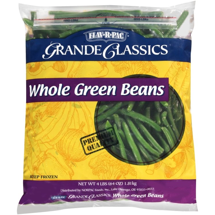 FLAV-R-PAC WHOLE GREEN BEANS