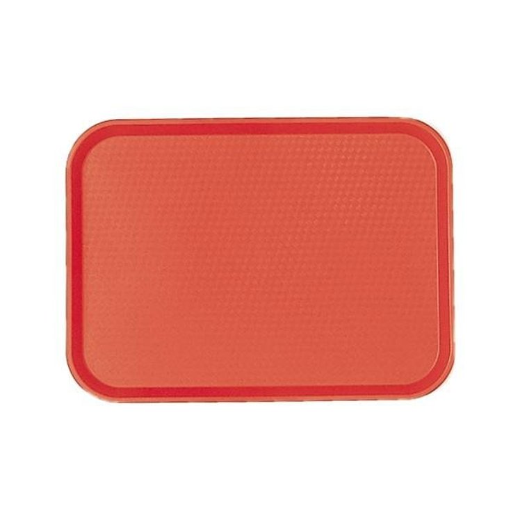 Cambro Fast Food Tray Red 10 Inch x 14 Inch