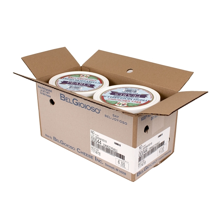 BELGIOIOSO WHOLE MILK DRY MOZZARELLA PEARL BALL IN WATER 2.5 GRAMS