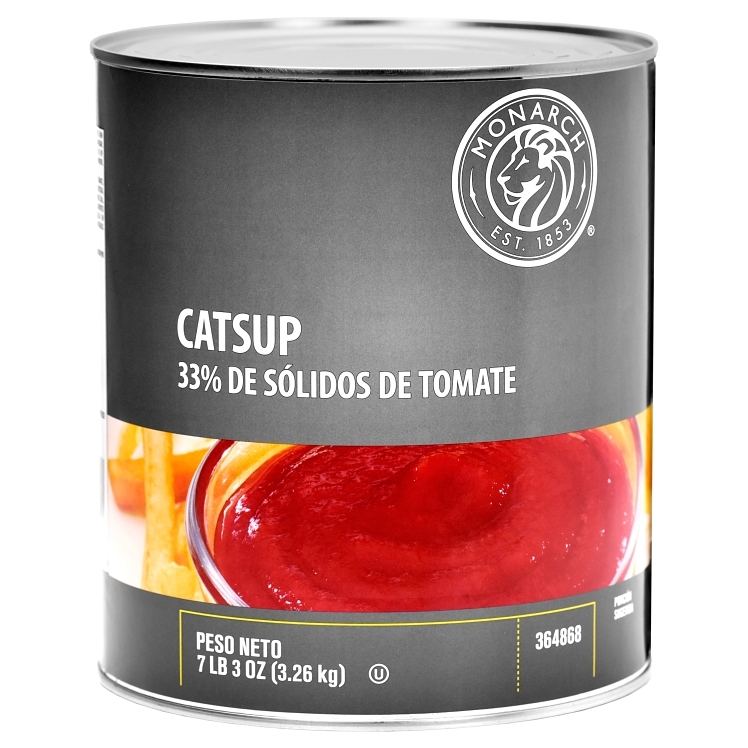 MONARCH-D FANCY TOMATO KETCHUP 33% TOMATO SOLIDS