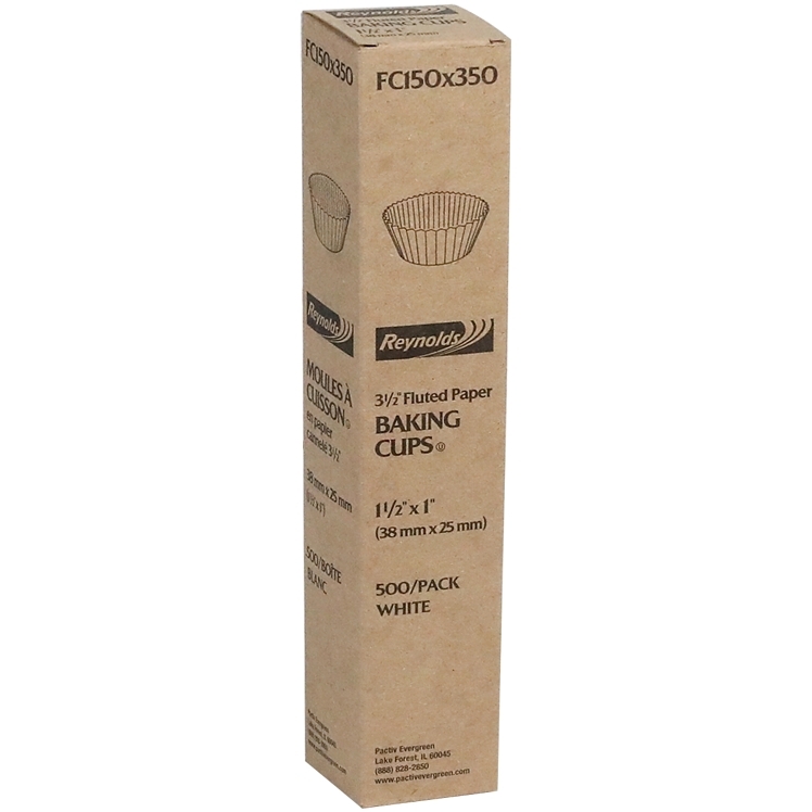 REYNOLDS FLUTED BAKE CUP 3.5 INCH 1.5 INCH BOTTOM