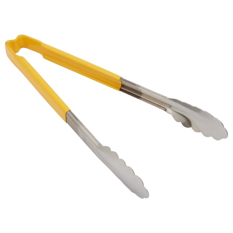 VOLLRATH STAINLESS STEEL UTILITY TONG 9.5 INCH