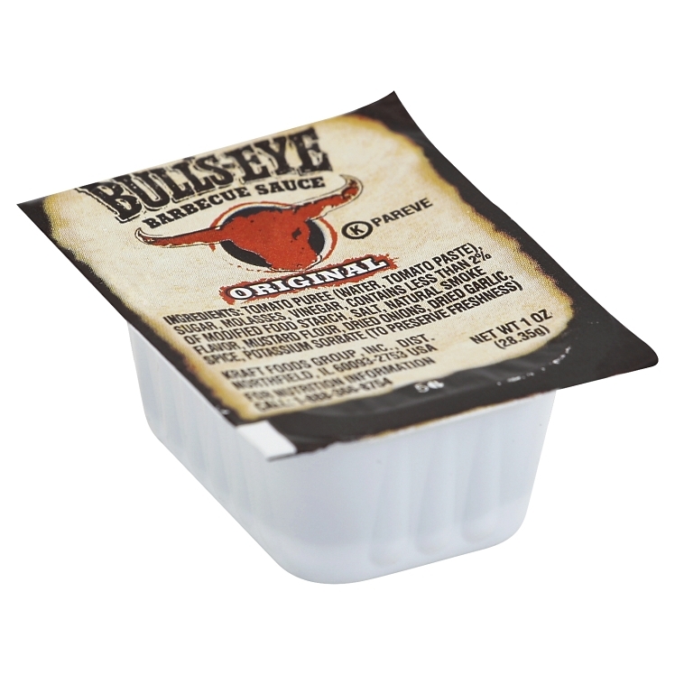 BULL'S EYE BBQ SAUCE CUPS