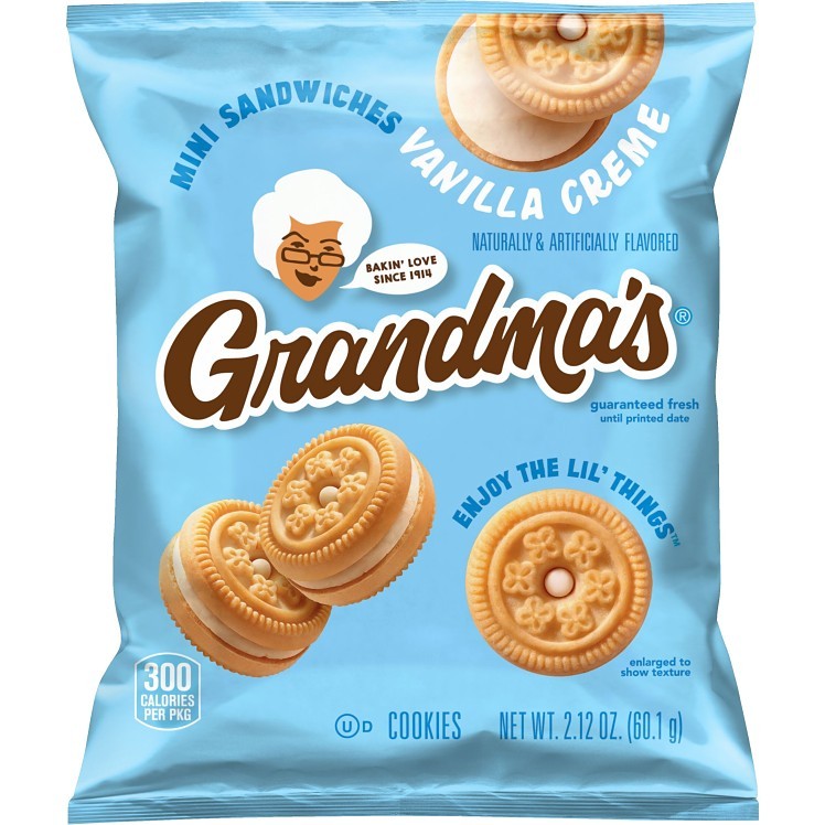 GRANDMAS MINI COOKIES VANILLA 2.12 OZ
