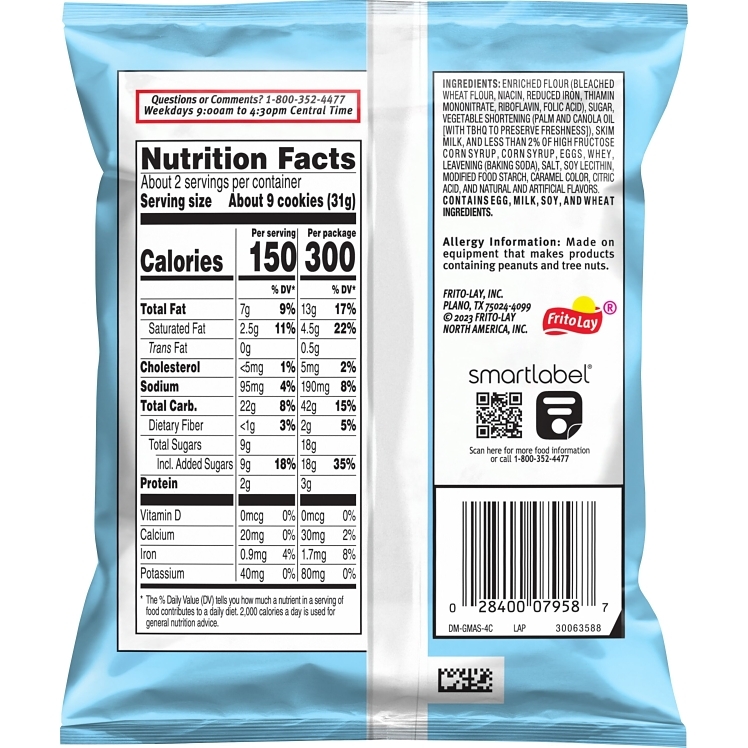 GRANDMAS MINI COOKIES VANILLA 2.12 OZ