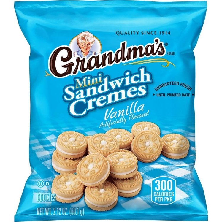 GRANDMAS MINI COOKIES VANILLA 2.12 OZ