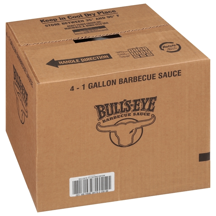 BULLS-EYE HONEY SMOKE BBQ SAUCE PLASTIC JUG