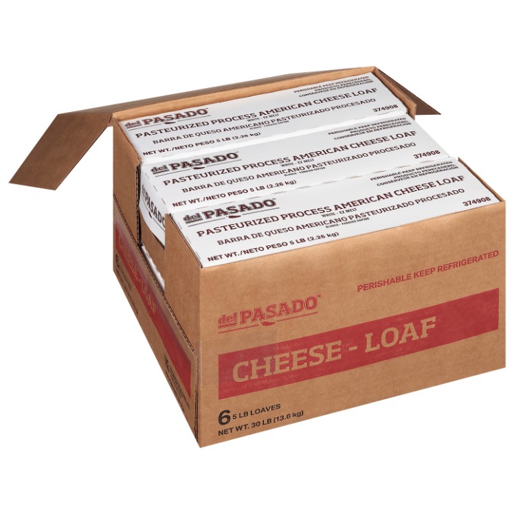 DEL PASADO EASY MELT WHITE AMERICAN LOAF CHEESE
