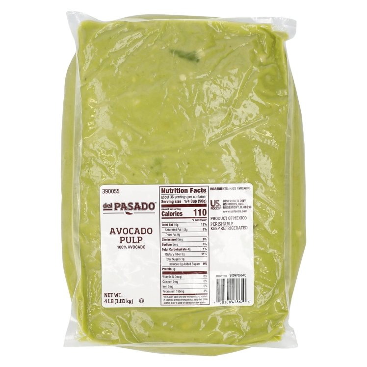 DEL PASADO FROZEN AVOCADO PULP