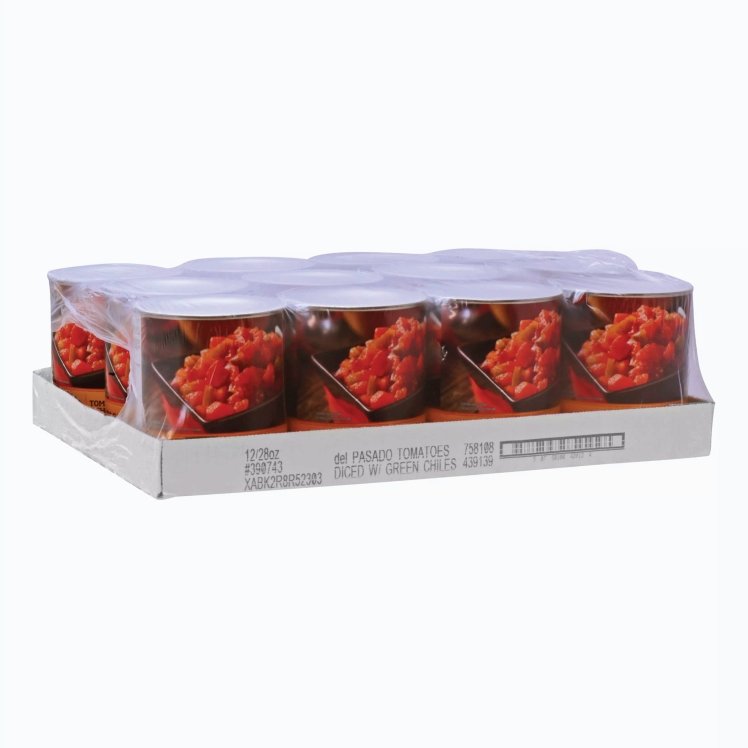 DEL PASADO DICED TOMATOES AND GREEN CHILES