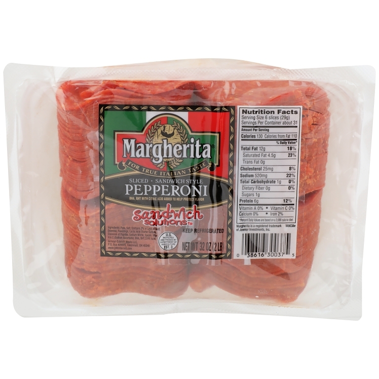 MARGHERITA PEPPERONI SLICED