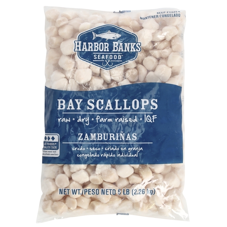 HARBOR BANKS IMPORTED DRY BAY SCALLOPS 60-80