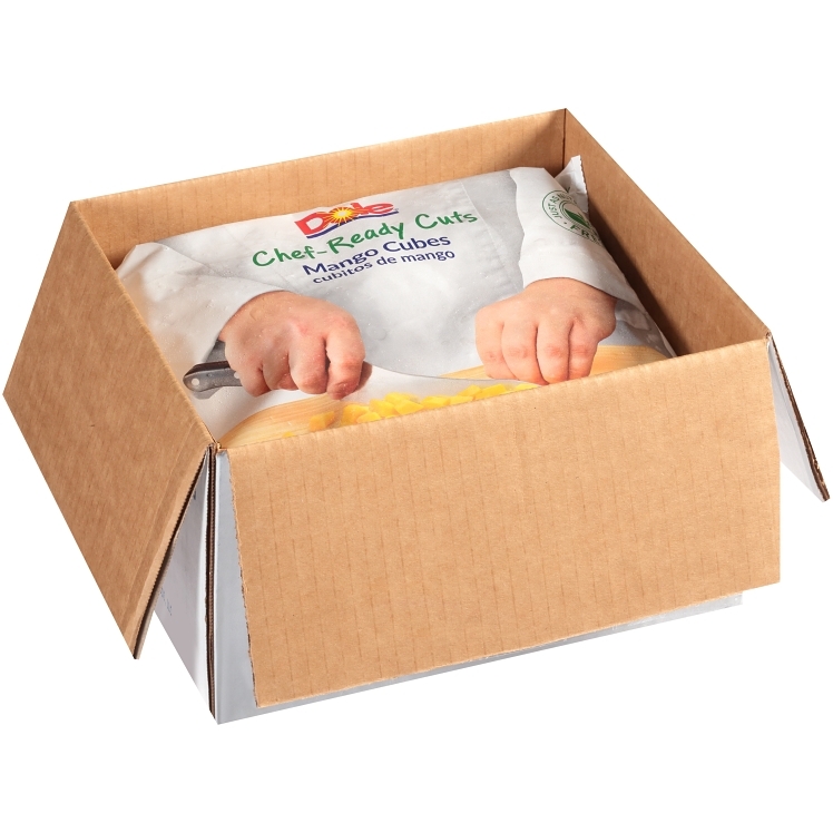 DOLE PACKAGED MANGO CUBE 3/8 IQF FROZEN