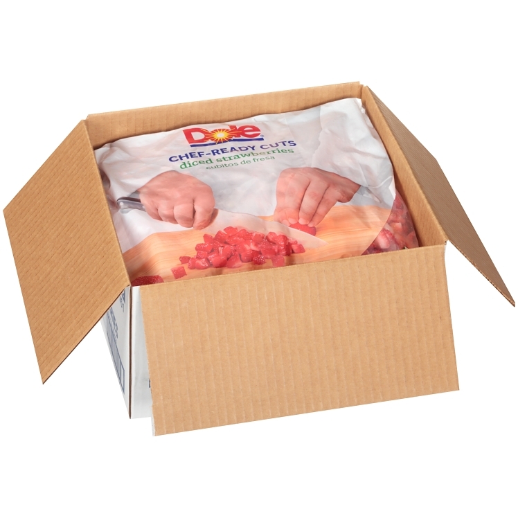 DOLE PACKAGED DICED STRAWBERRY IQF FROZEN