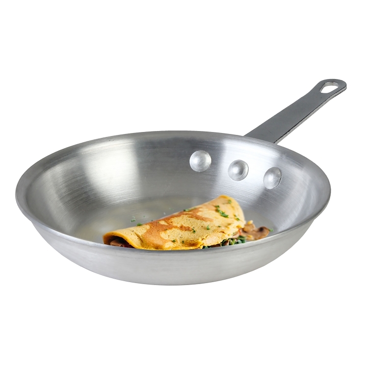 SUPERIOR CES ALUMINUM NATURAL FINISH 14 INCH FRY PAN