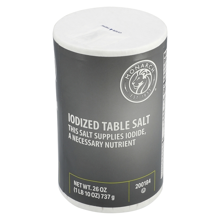 MONARCH SALT TABLE IODIZED CONTAINER