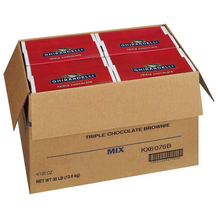 GHIRARDELLI TRIPLE CHOCOLATE BROWNIE MIX