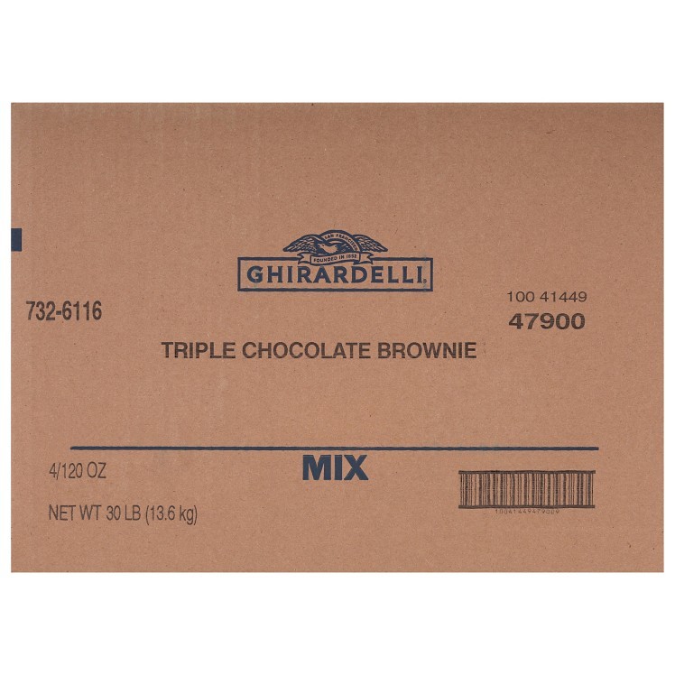 GHIRARDELLI TRIPLE CHOCOLATE BROWNIE MIX