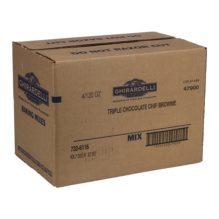 GHIRARDELLI TRIPLE CHOCOLATE BROWNIE MIX
