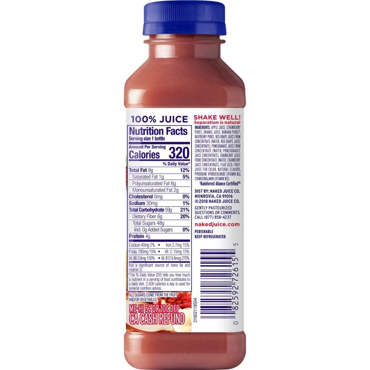 NAKED JUICE SMOOTHIE RED MACHINE