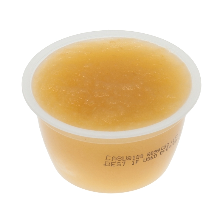 MONARCH APPLESAUCE UNSWEETENED PLASTIC CUP