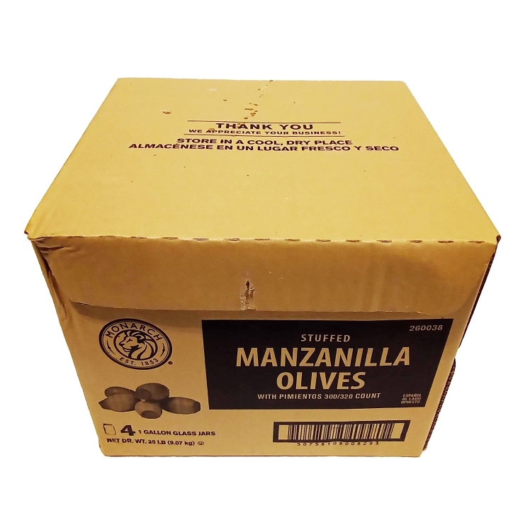 MONARCH STUFFED MANZANILLA GREEN OLIVE