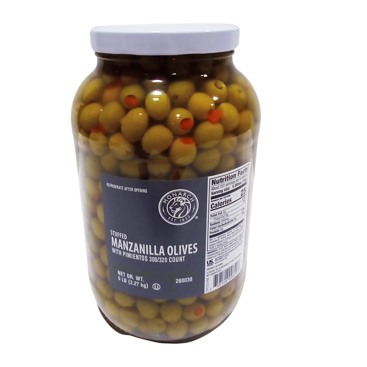 MONARCH STUFFED MANZANILLA GREEN OLIVE