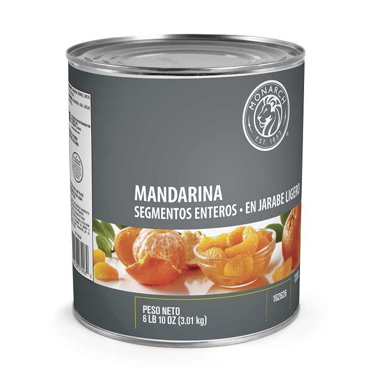 MONARCH ORANGE MEDIUM WHOLE SEGMENT IN LIGHT SYRUP CANNED