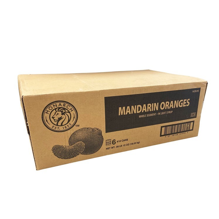 MONARCH ORANGE MEDIUM WHOLE SEGMENT IN LIGHT SYRUP CANNED