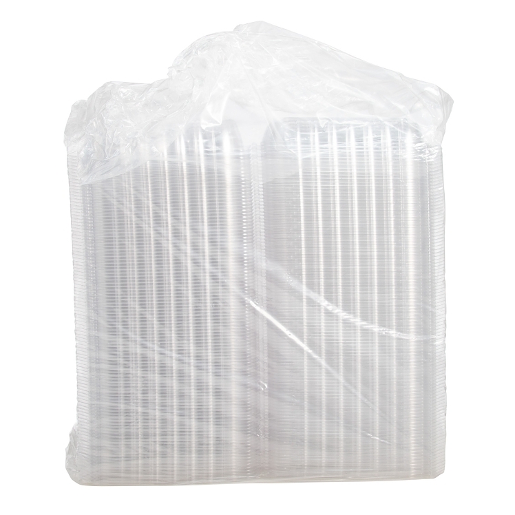 DART 9 X 9 OPS CLEAR PLASTIC HINGED CONTAINER