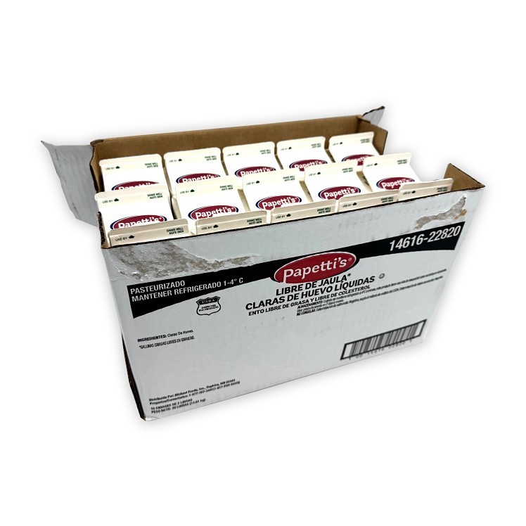 PAPPETI'S LIQUID EGG WHITE WITH MILK CAGE-FREE