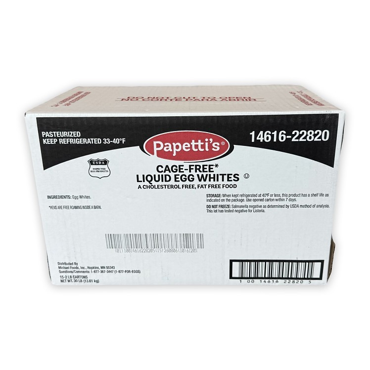 PAPPETI'S LIQUID EGG WHITE WITH MILK CAGE-FREE