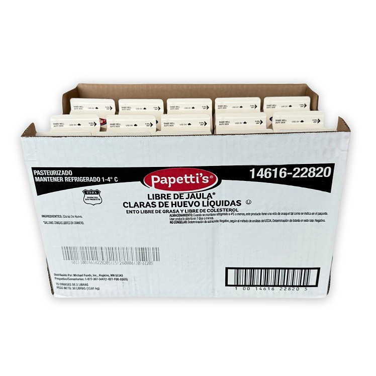 PAPPETI'S LIQUID EGG WHITE WITH MILK CAGE-FREE