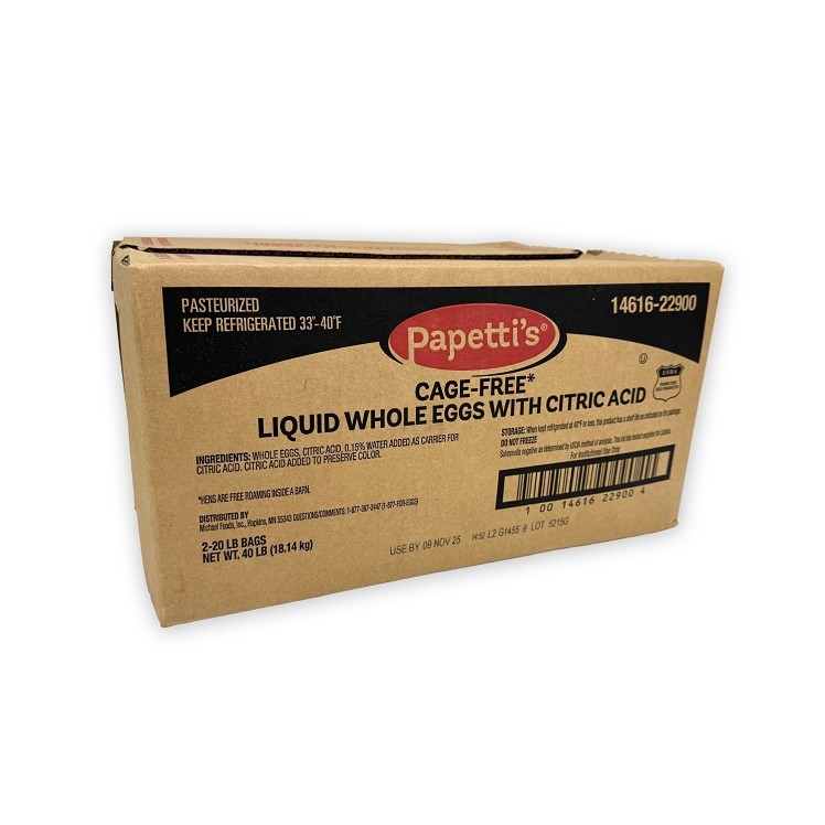 PAPPETI'S CAGE FREE LIQUID EGGS