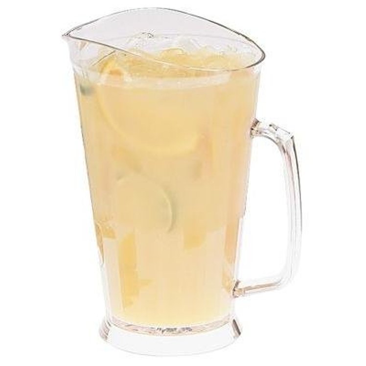 CARLISLE FOODSERVICE PRODUCTS BEVERAGE PITCHER 60 OUNCE POLYCARBONATE CLEAR CRYSTALITE