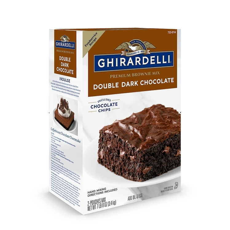 GHIRARDELLI BROWNIE MIX DARK CHOCOLATE
