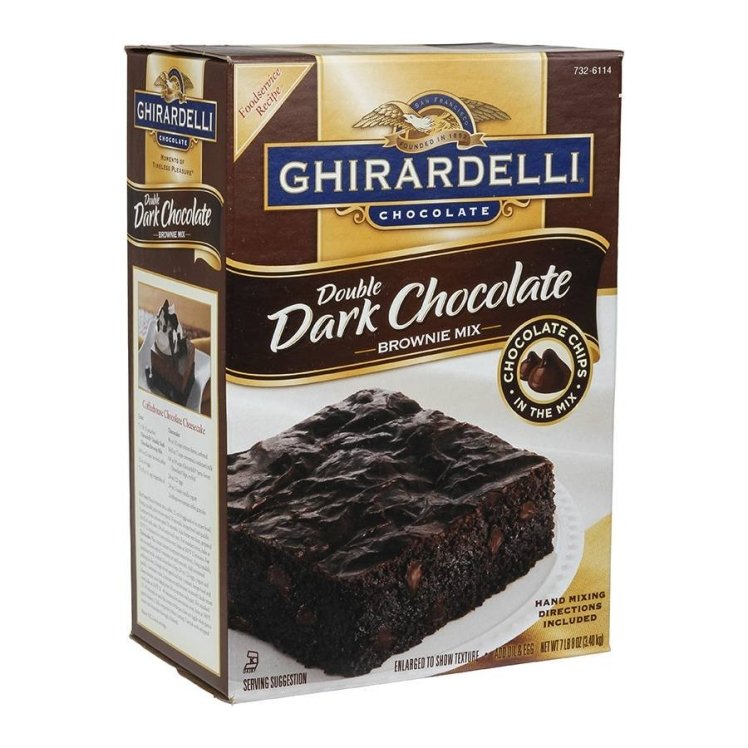 GHIRARDELLI BROWNIE MIX DARK CHOCOLATE