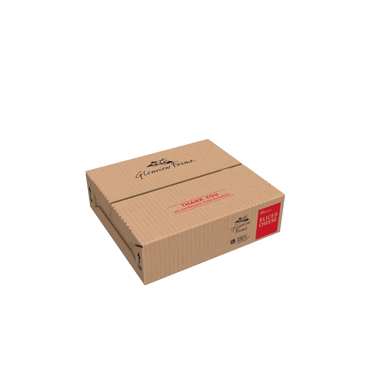 GLENVIEW FARMS CHEESE AMERICAN SLICED 160 CT  0.5 OZ