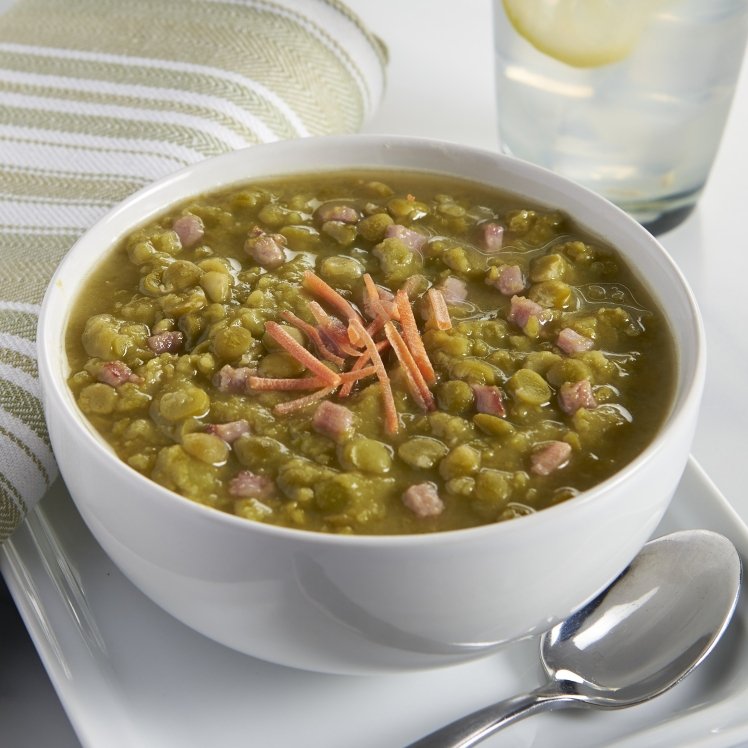 MONARCH PEA, GREEN SPLIT DRIED RAW