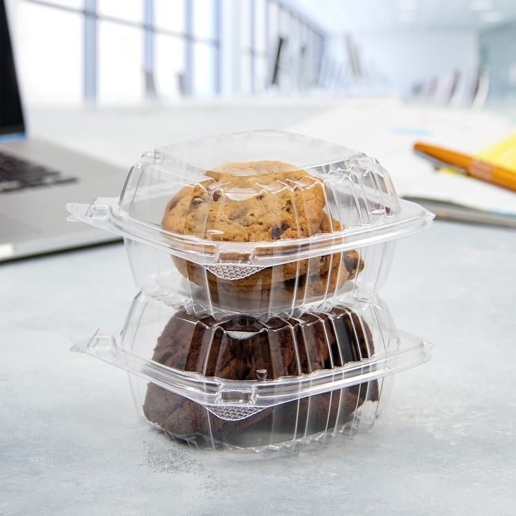 DART PLASTIC CONTAINER 5X5 1 COMPARTMENT