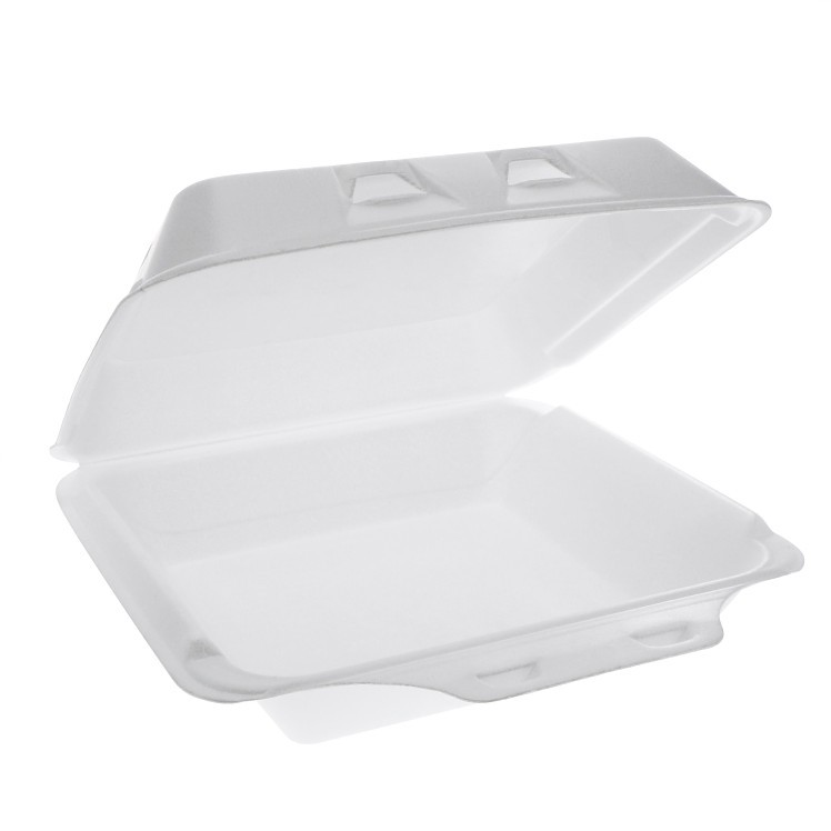 MONOGRAM CONTAINER FOAM 9X9 1 COMPARTMENT WHITE