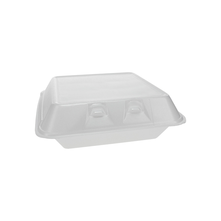 MONOGRAM CONTAINER FOAM 9X9 1 COMPARTMENT WHITE